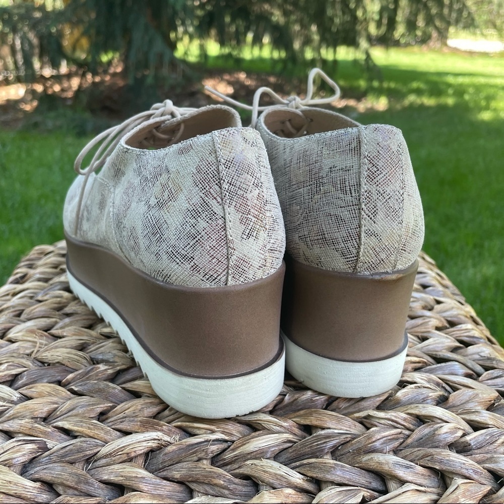 Boho Unity In Diversity Iris Lace Up Neutral Past… - image 6